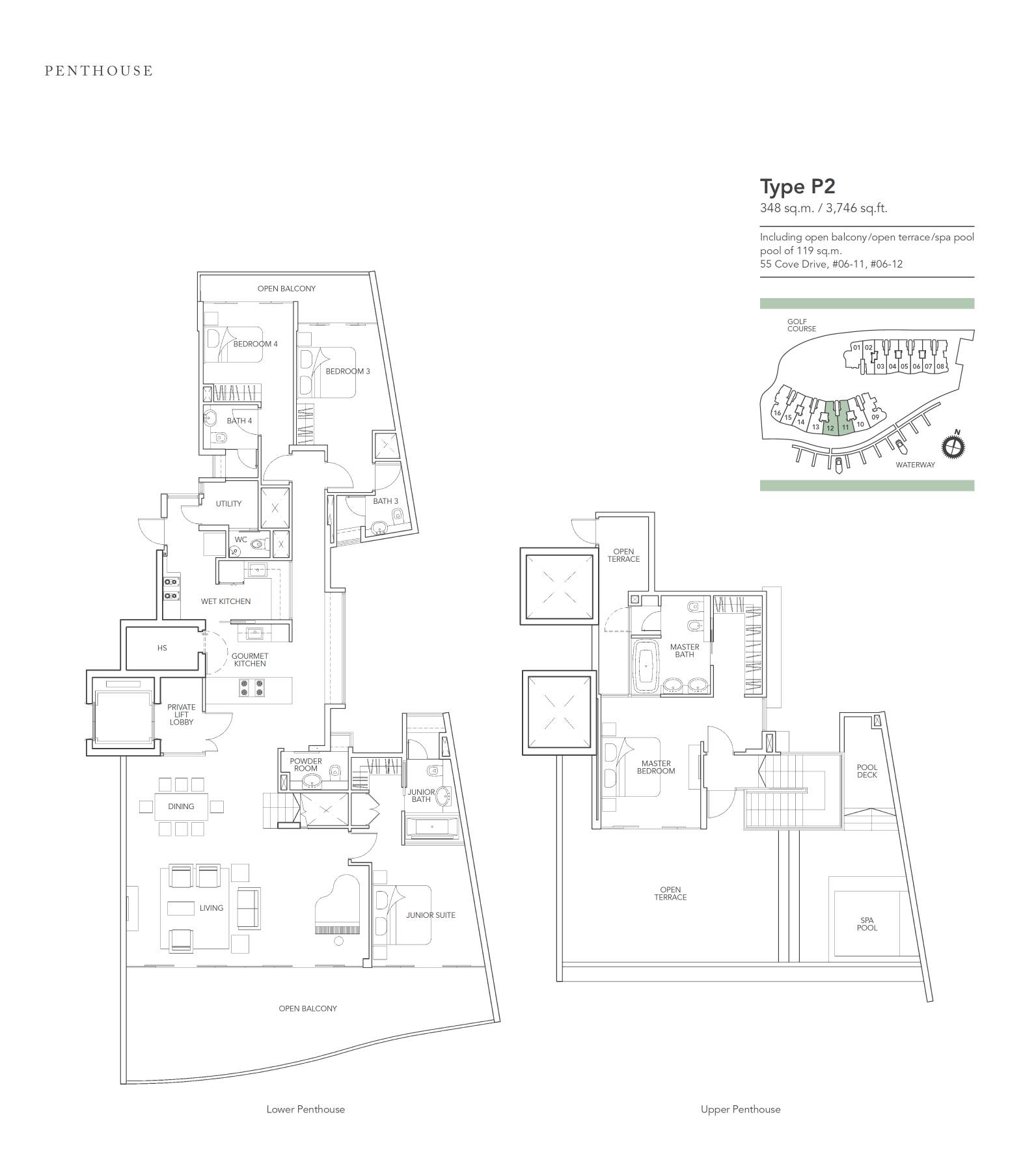 Turquoise P2 floor plan