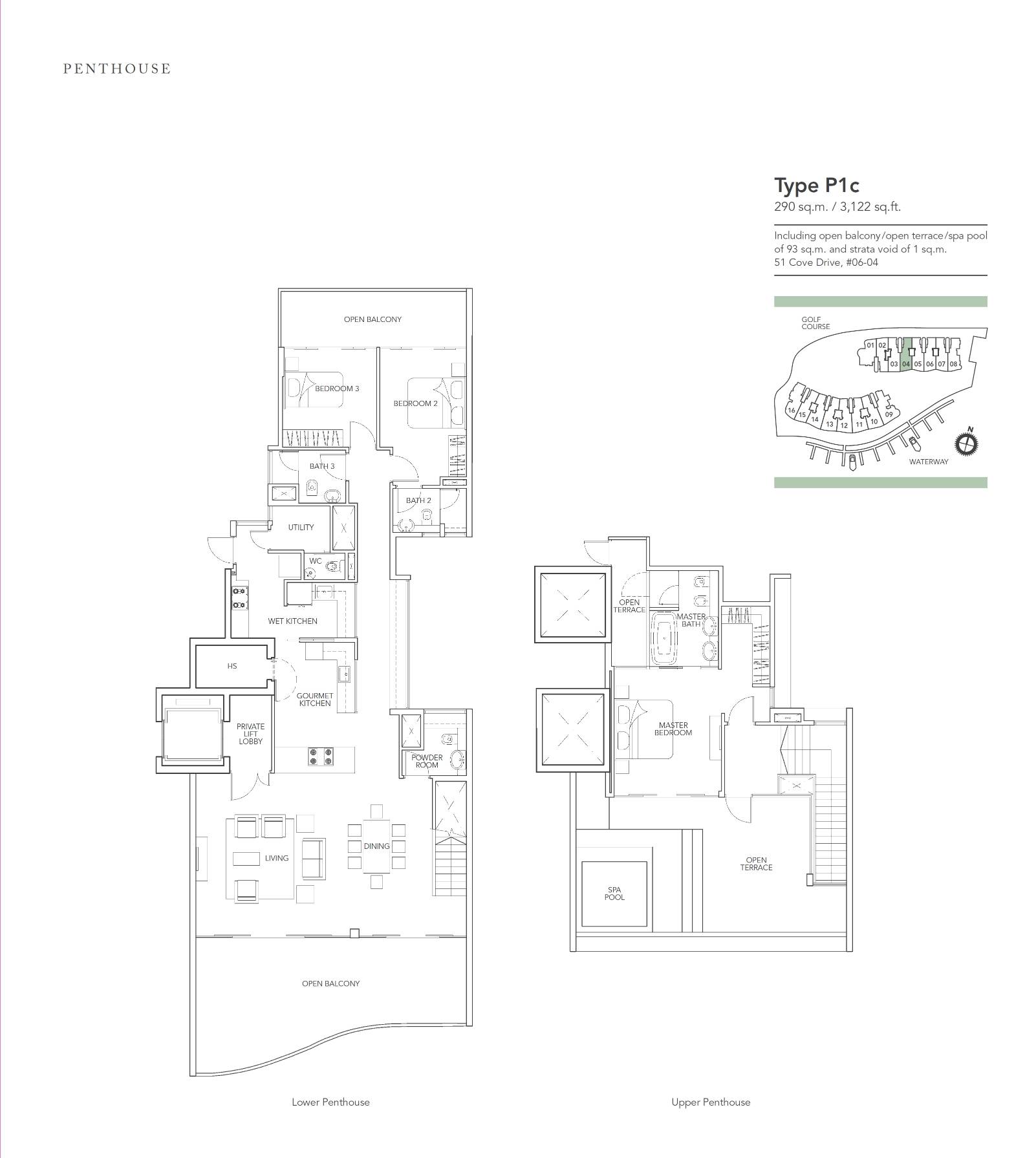 Turquoise P1c floor plan