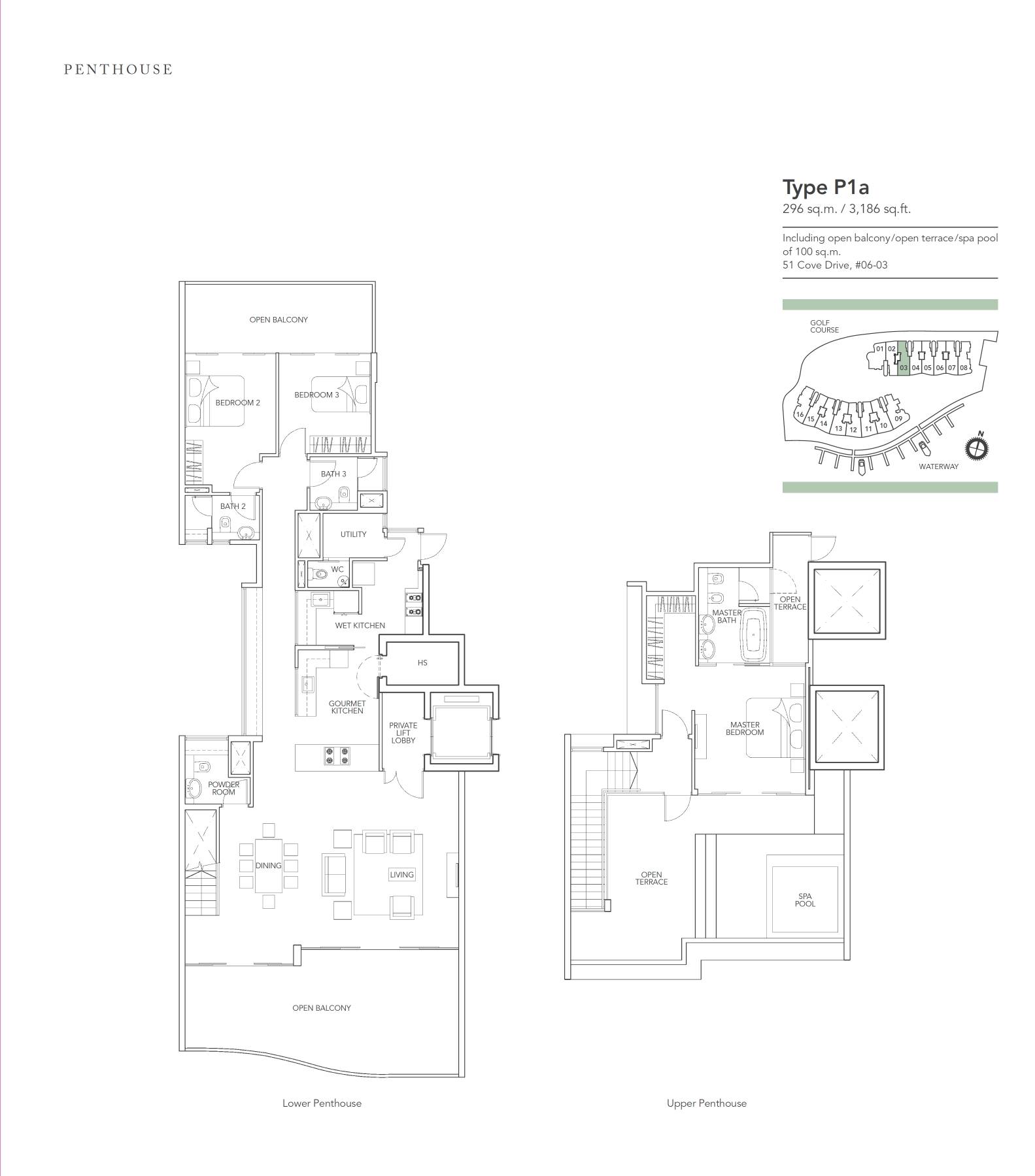 Turquoise P1a floor plan