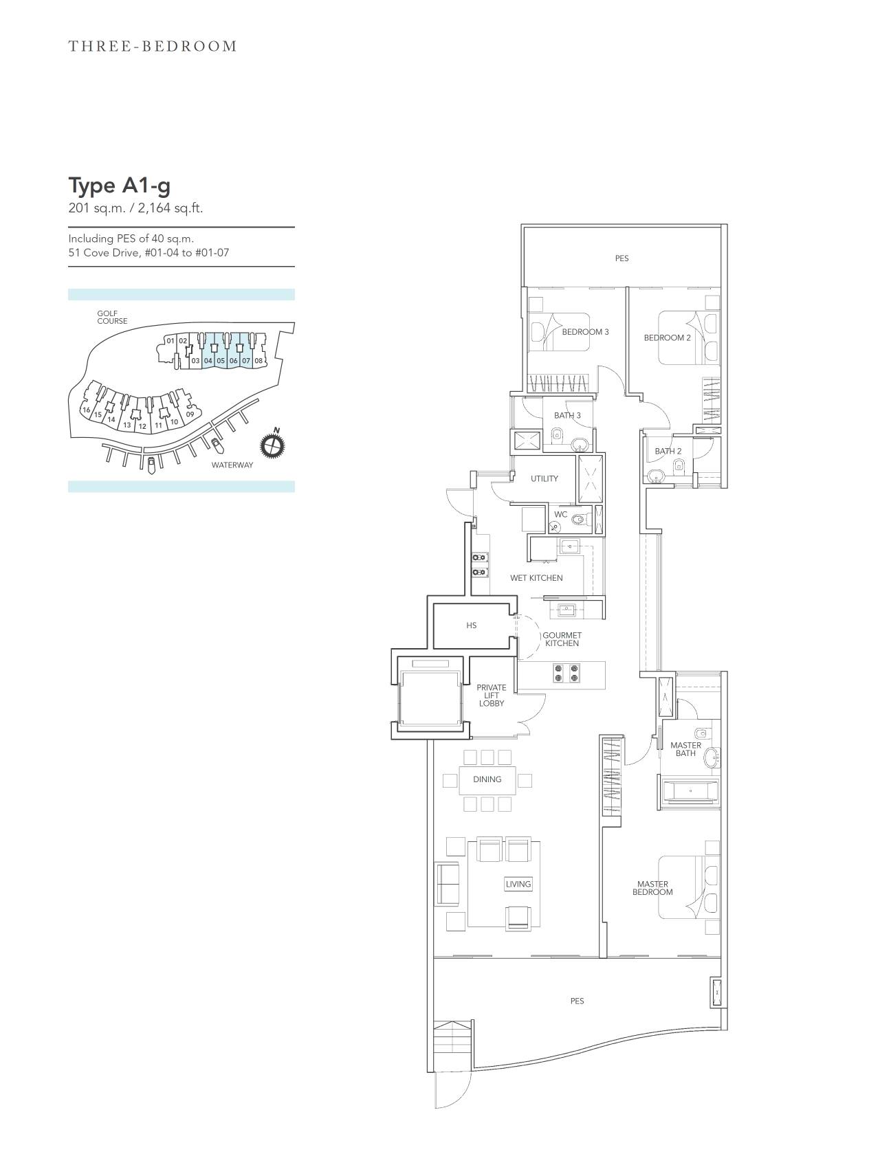 Turquoise A1-g floor plan