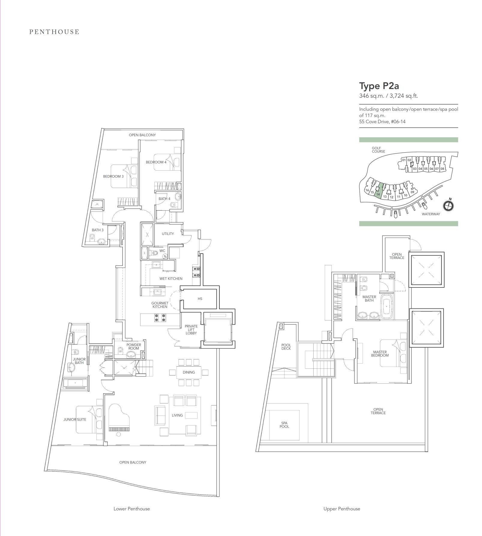 Turquoise P2a floor plan