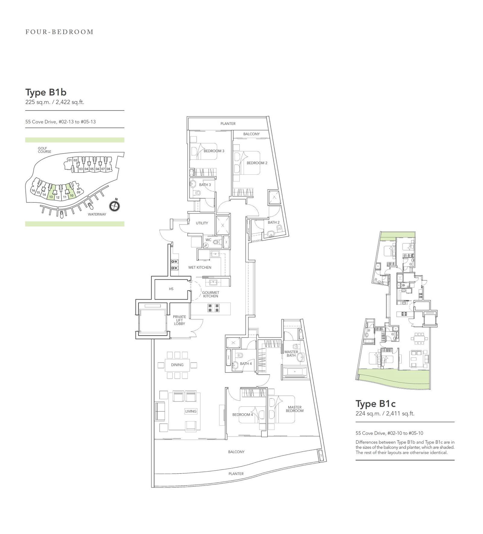 Turquoise B1c floor plan