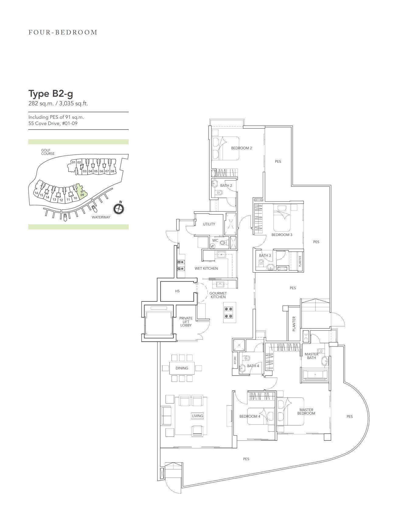 Turquoise B2-g floor plan