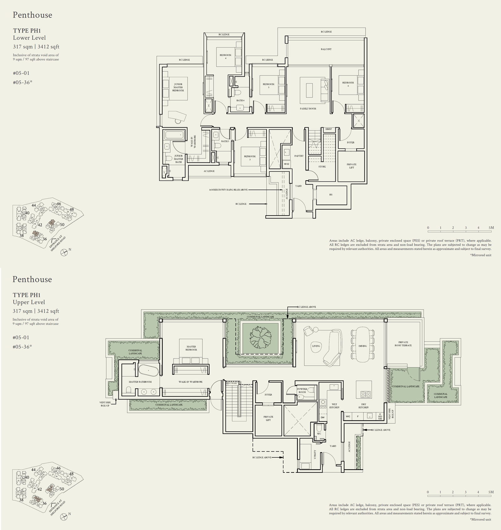Watten House 华登嘉苑 PH1 户型图
