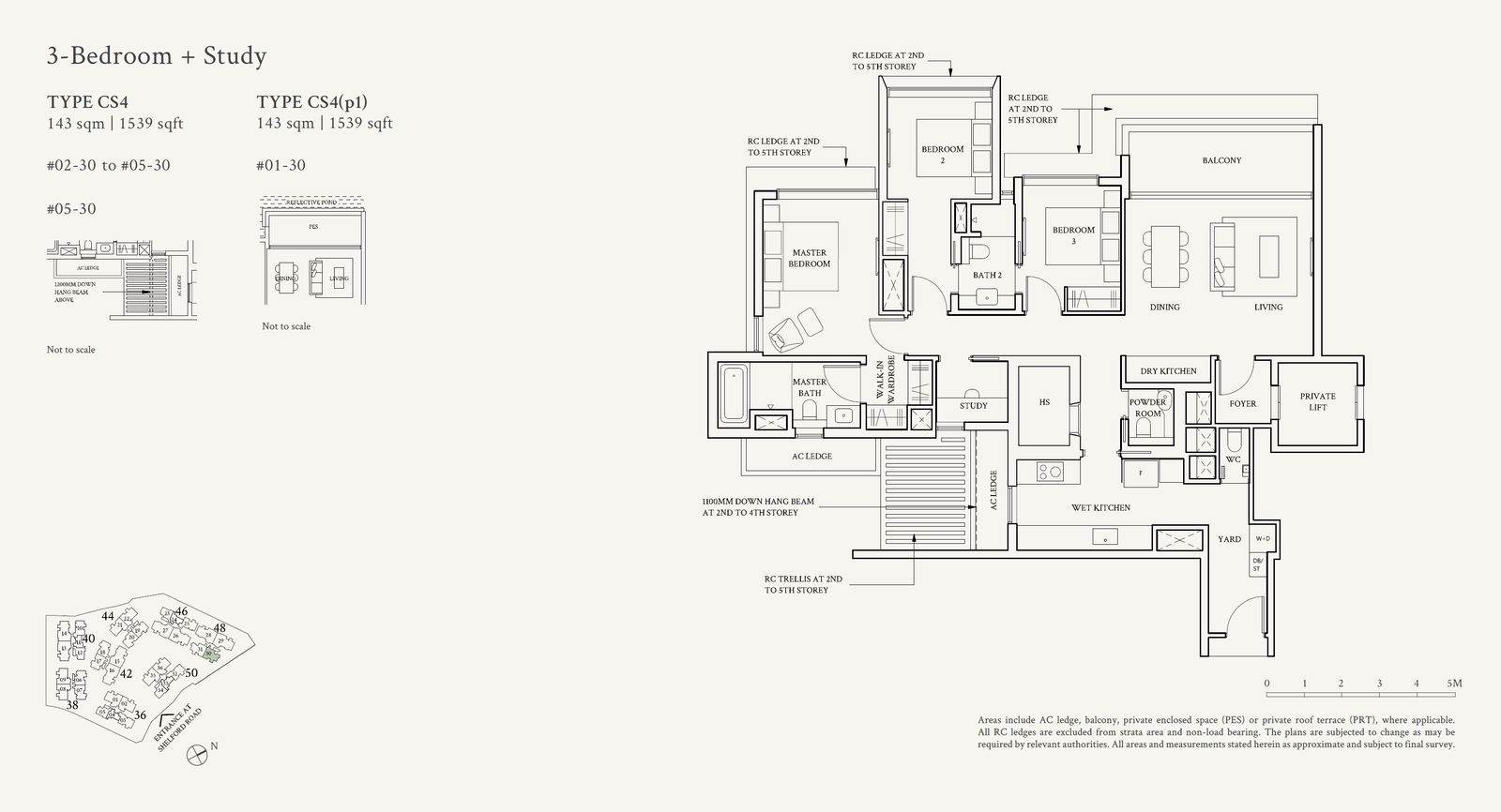 Watten House 华登嘉苑 CS4(p1) 户型图