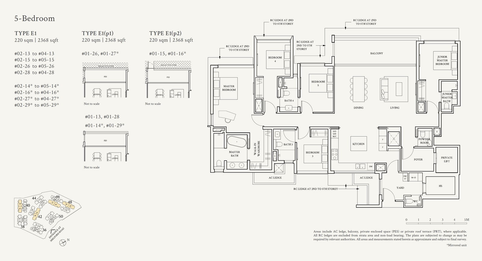 Watten House 华登嘉苑 E1(p1) 户型图